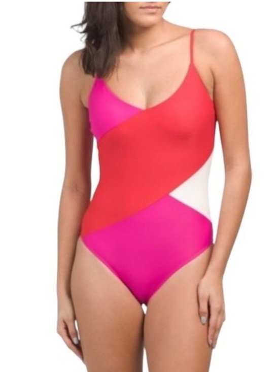 summersalt Other - Summersalt One Piece
Swimsuit The Marina Lava
Hibiscus White Sand Size 22 NWT